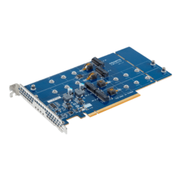 4 x M.2 PCIe x16 Card