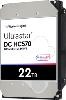 Western Digital Ultrastar DC HC570 22TB, SE, 512e, SATA 6Gb/s